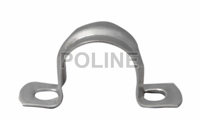 Poline Silver Gi Saddle Clamp, For Pipe Fittings, Feature : Sturdiness