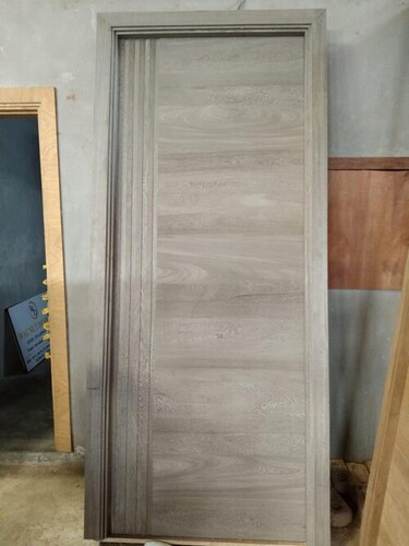 Plain Polished Wood Veneer Door and Frame, Size : Multisizes