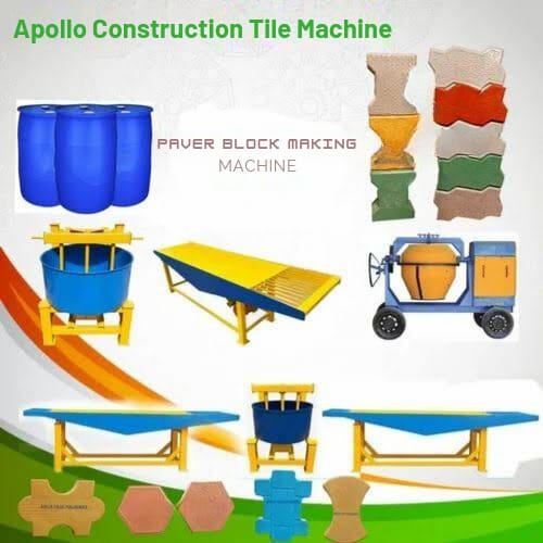 Cement Concrete Tiles Making Machine