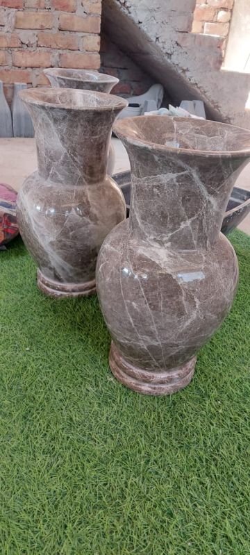 Polished Marble Flower Pot, for Garden, Home, Hotel, Office, Style : Contemporary, Modular