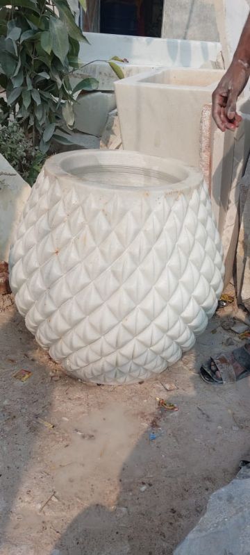 White Marble Pot