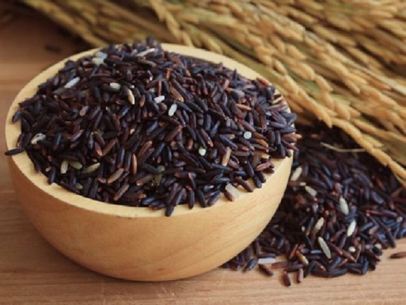 Hard Natural Black Rice, for Cooking, Purity : 100%