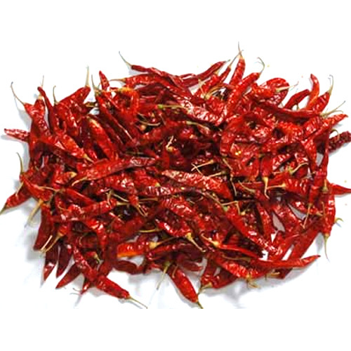 Natural Guntur Dry Red Chilli, for Cooking, Grade Standard : Food Grade