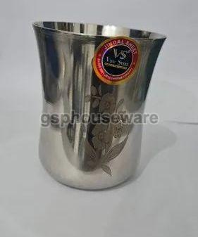 Polished 201 Stainless Steel Glass, Capacity : 250 Ml