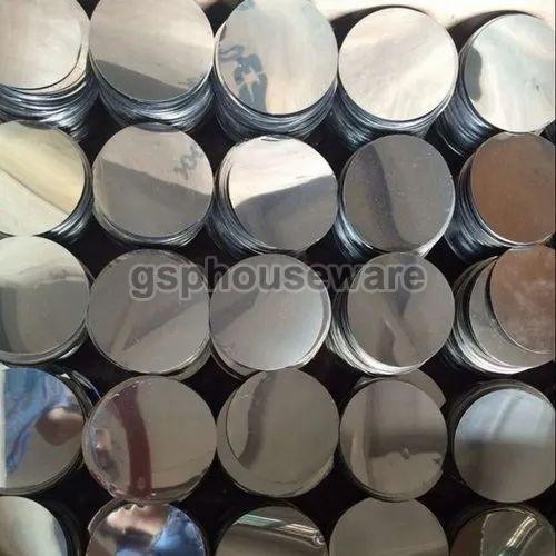 410 Stainless Steel Circle, for Industrial Use, Color : Silver
