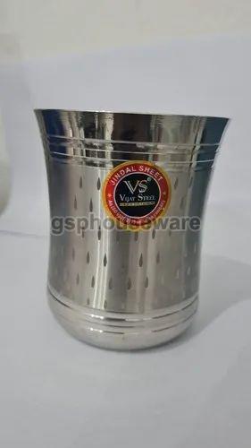 201 Polished Stainless Steel Pari Glass, Capacity : 250 Ml