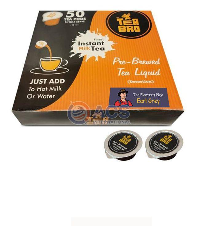 Tea Bro Earl Grey Pre Brewed Tea Liquid Pods