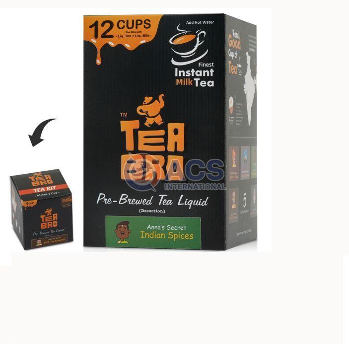Tea Bro Indian Spices Pre Brewed Tea Kit