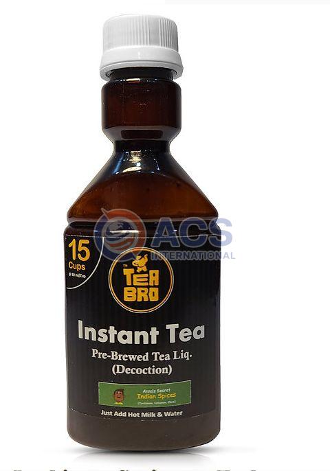 Tea Bro Indian Spices Pre Brewed Tea Liquid Bottle