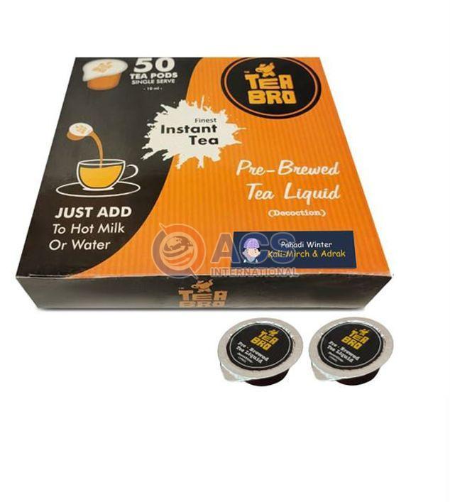 Tea Bro Kali Mirch and Adrak Pre Brewed Tea Liquid Pods
