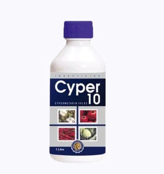 Shivalik Cypermethrin 10% EC Insecticide, for Agricultural, Packaging Type : Plastic Bottle