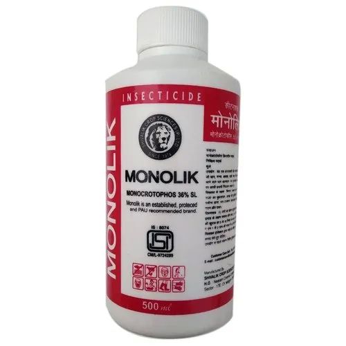 Shivalik Monocrotophos 36% SL Insecticide, for Agricultural, Packaging Type : Plastic Bottle