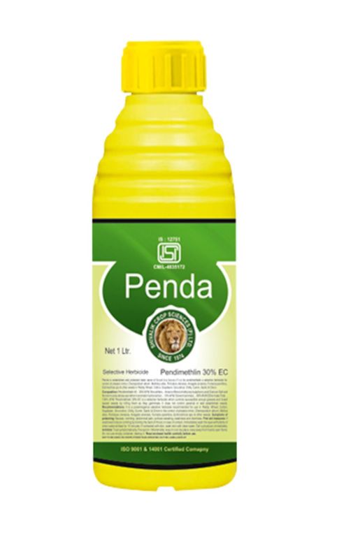 Shivalik Pendimethalin 30% EC Herbicide, for Agriculture, Packaging Size : 1L