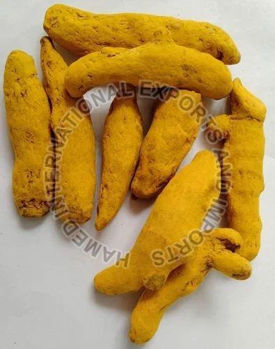 yellow turmeric finger