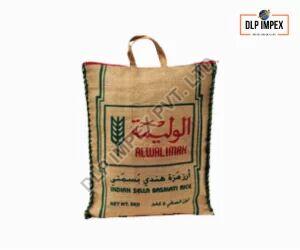 Brown Dlp Impex 5kg Jute Sack Bag, for Packaging, Style : Rope Handle