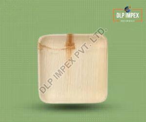 8 Inch Square Areca Palm Leaf Plate