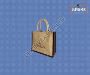 Dlp Impex Printed Rectangular Jute Jewelry Bag, Feature : Fine Finish