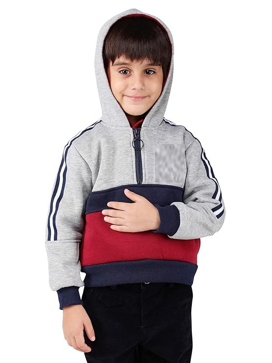 Printed Boys Winter Hoodie, Occasion : Casual Wear, Party Wear