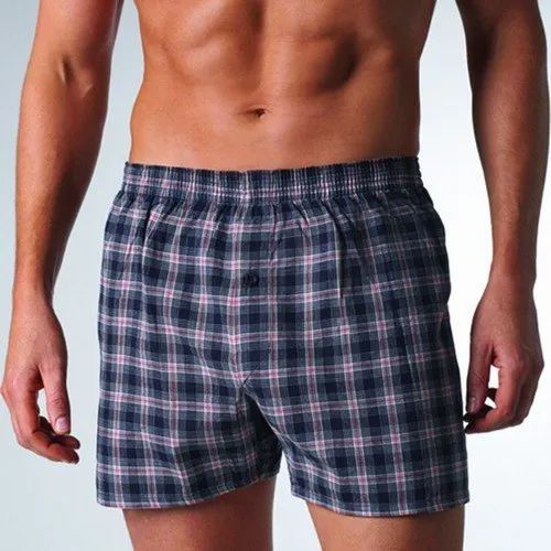 Cotton Mens Checkered Boxer Shorts, Feature : Anti-Wrinkle, Attractive Pattern, Comfortable