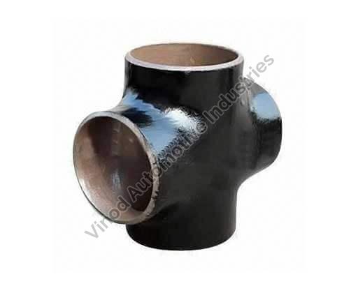 Carbon Steel Pipe Cross Fitting, Feature : Superior Finish, Sturdy Construction, Shocked Proof, Proper Working