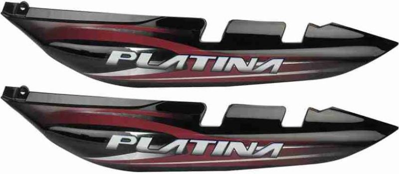 Suitable for bike Bajaj platina black (red) Tail panel