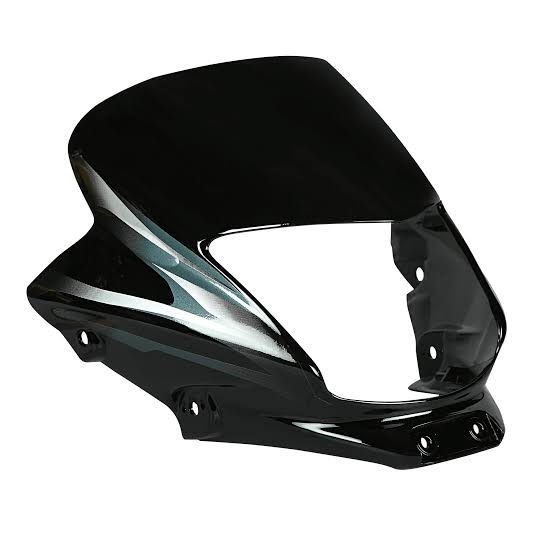 Bajaj Platina ES Black Headlight Visor, Size : Standard