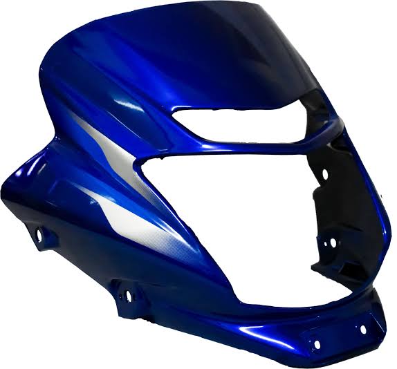Bajaj Platina Blue Headlight Visor, Size : Standard