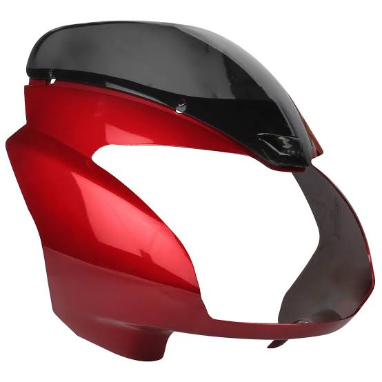 Bajaj Pulsar Red Headlight Visor, Size : Standard