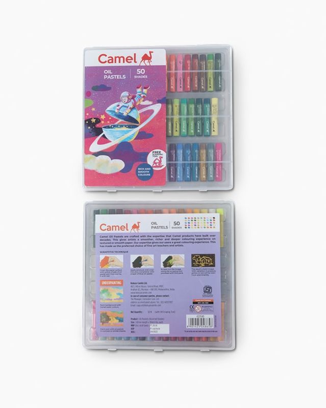 Camel Oil Pastels Color, For Artwork, Packaging Type : Plastic Box