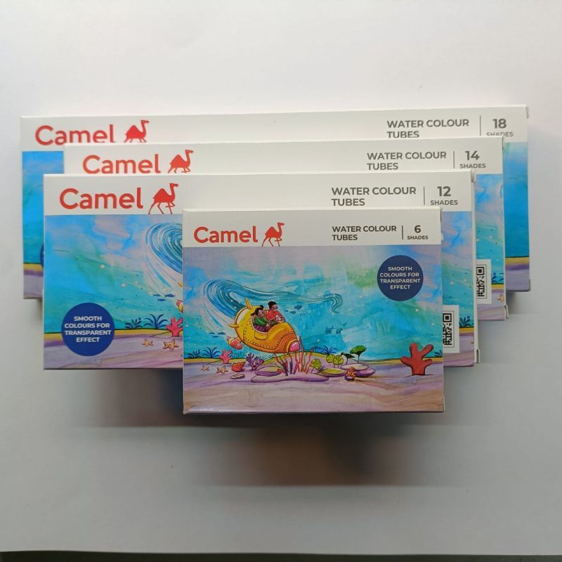 Camel Water Color Tubes, Packaging Type : Paper Box