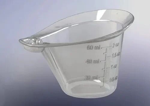 Transparent 50ml Silicon Feeding Cup, Size : 15mm (Cup Dia)