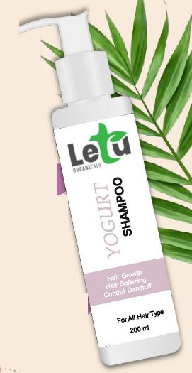 Letu Yogurt Hair Shampoo, Packaging Type : Plastic Bottle
