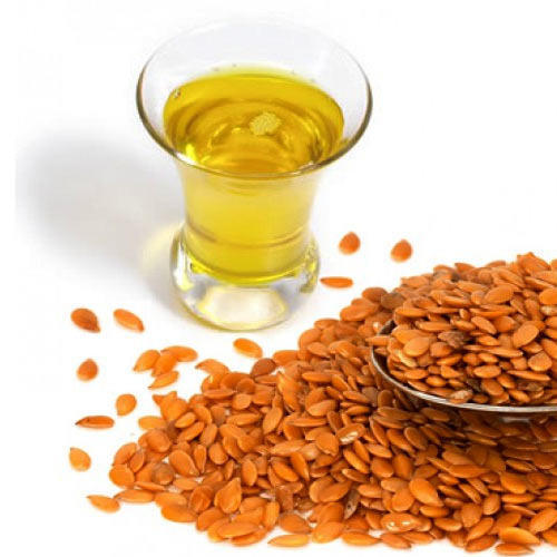 Yellow Natural Pure Linseed Oil, for Edible, Packaging Type : Bottle