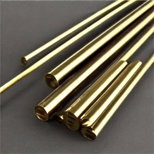 Golden Round Hot Rolled Brass Extrusion Rod, for Industrial