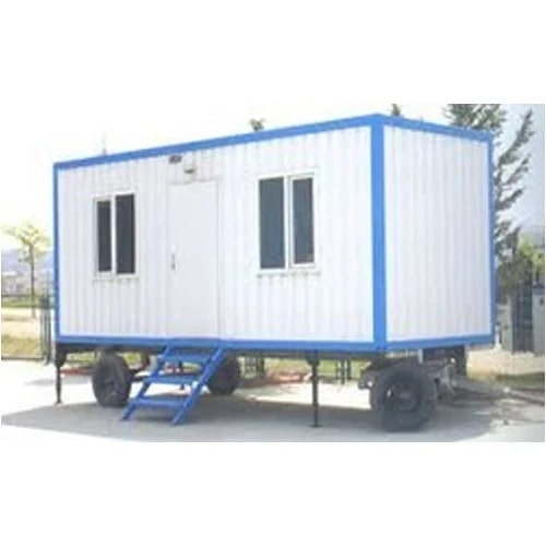 Rectangular Polished Mobile Container