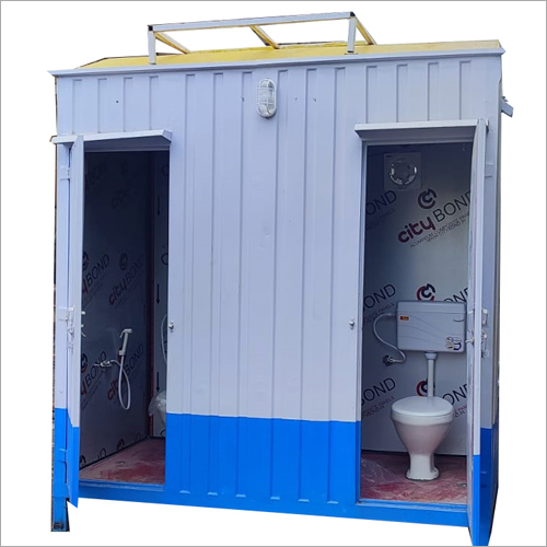 Polished Portable Toilet Cabin, Shape : Rectangular