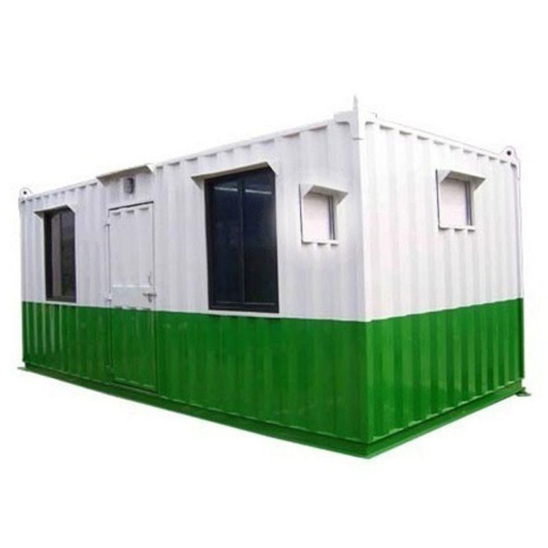 Rectangular Polished Fiber Prefab Portable Cabin, Size : Customized