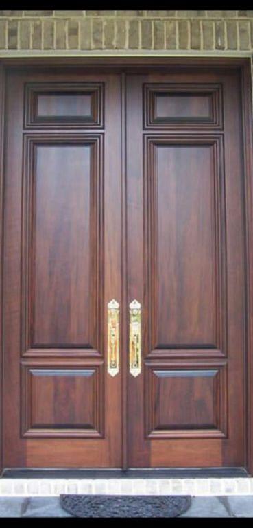 Polished indian teak wood doors, Feature : Accurate Dimension, High Strength, Quality Tested, Termite Proof