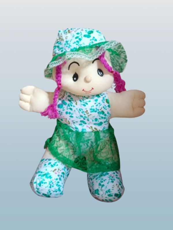 Net doll Kids Soft Toys, for Baby Playing, Color : Green, Pink