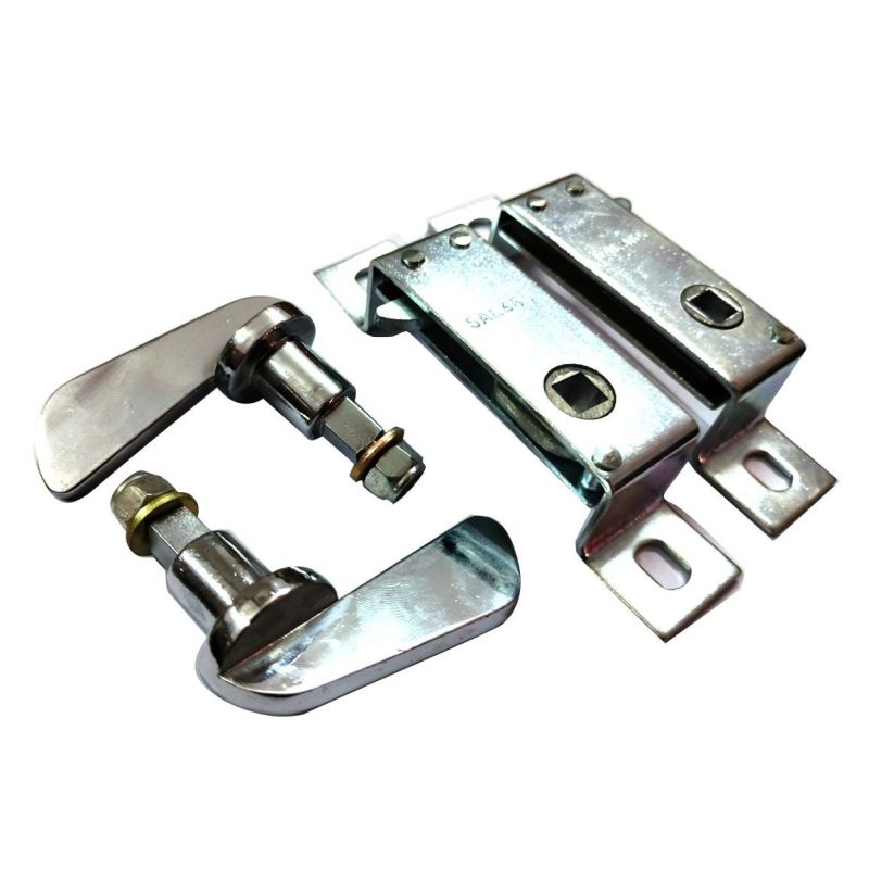 Grey Polished Metal Bonnet Lock Set, for Automotive, Size : Standard