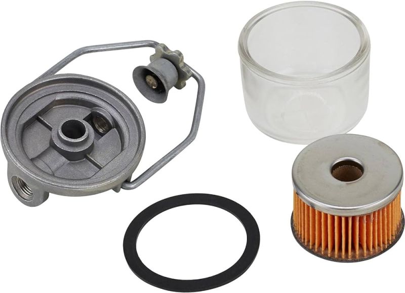 Round Polished Metal Bowl Filter, for Automotive, Size : Standard