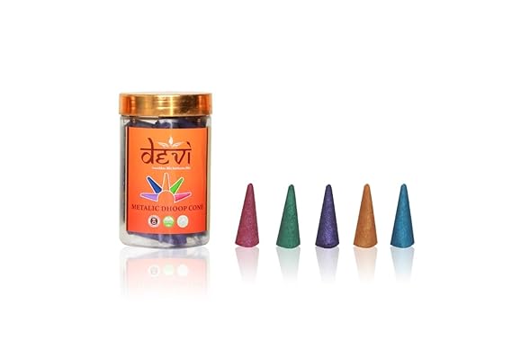 Devi Aroma Metallic Dhoop Cone