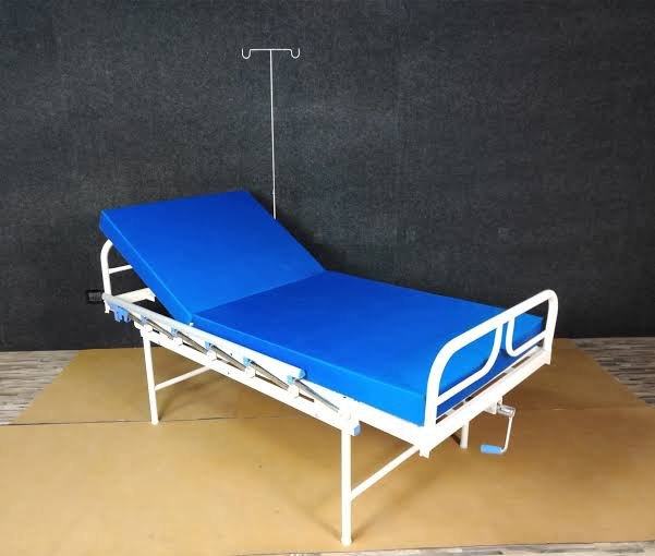 Rectangular Mild Steel Polished Semi Fowler Beds, For Hospital, Size : 3.5x7feet, 3x6feet