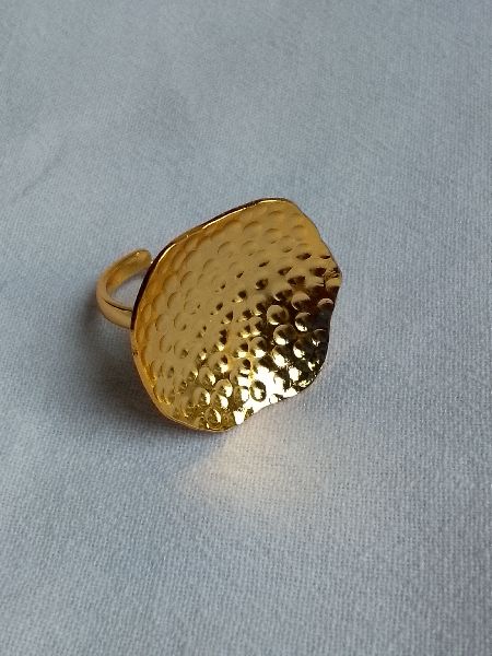 Golden MV creation brass rings, Shape : Round