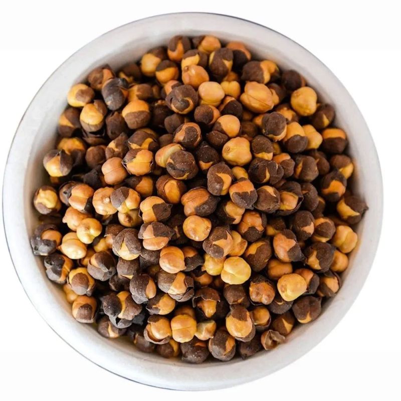 Satvik Brownish Roasted Chana, for Human Consumption, Packaging Type : Plastic Packet