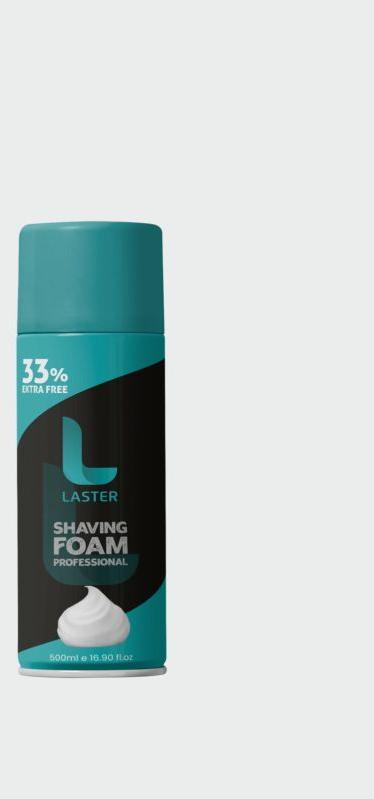 500 GM Laster Shaving Foam Professional, Shelf Life : 36 MONTH