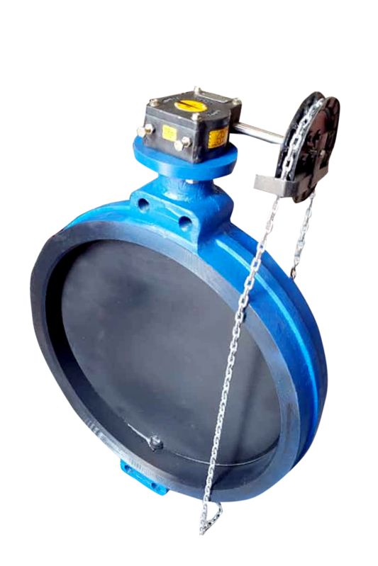Chain Wheel Operated Butterfly Valve, for Water Fitting