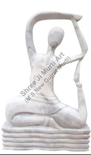 Polished Marble Sculpture, for Garden, Gifting, Home, Office, Feature : Dust Resistance, Light Weight