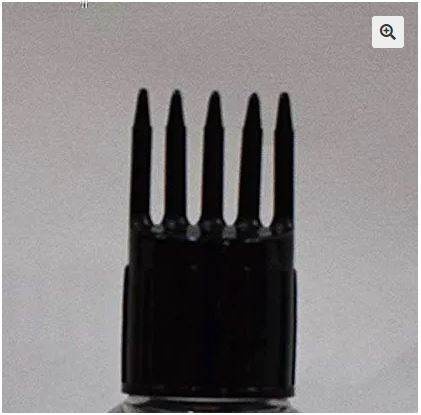 Plastic Comb Applicator Cap, Size : 19 mm