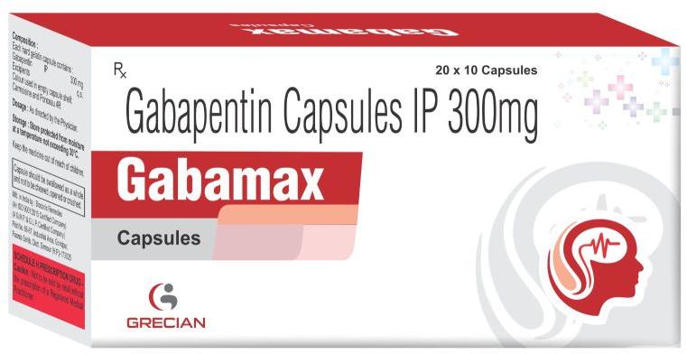 Tablet Gabapentin Capsule, Packaging Size : 20x10